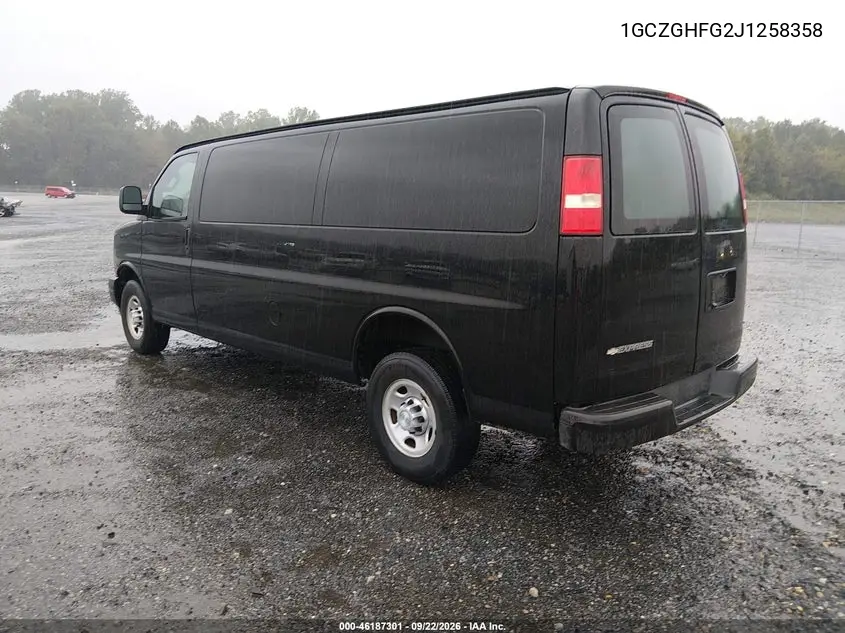 2018 CHEVROLET EXPRESS VIN 1GCZGHFG2J1258358 — фото 3