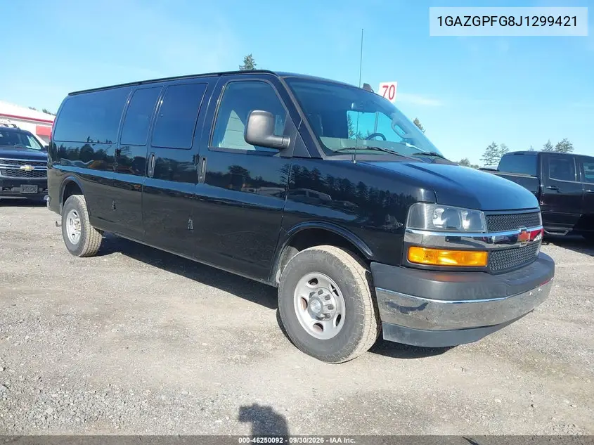 CHEVROLET EXPRESS 2018, VIN 1GAZGPFG8J1299421