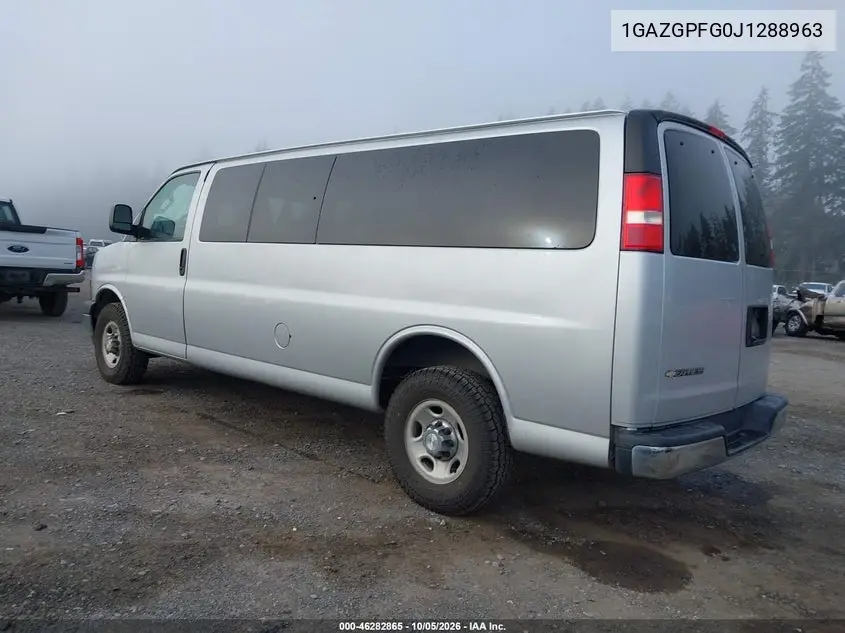 2018 CHEVROLET EXPRESS VIN 1GAZGPFG0J1288963 — фото 3