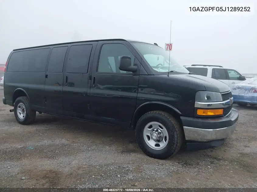 CHEVROLET EXPRESS 2018, VIN 1GAZGPFG5J1289252