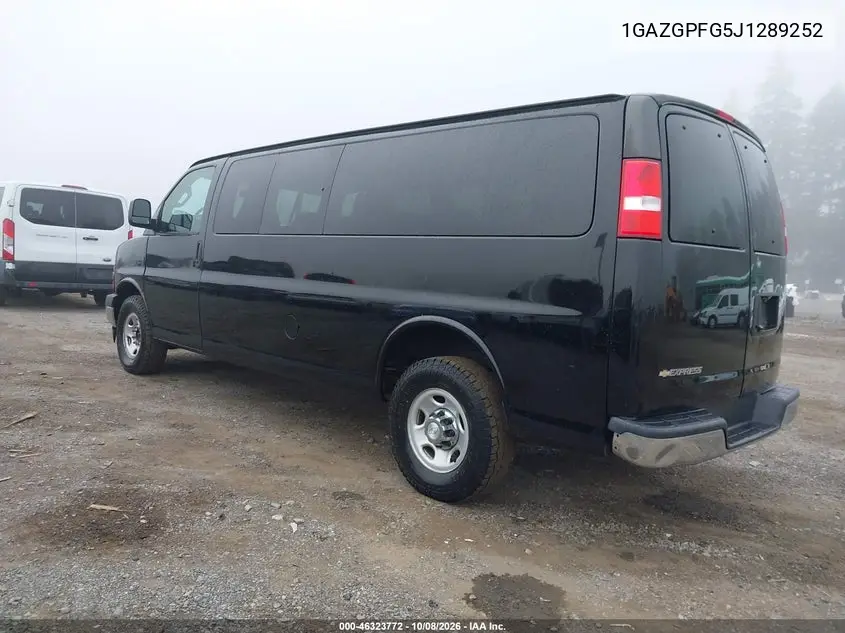 2018 CHEVROLET EXPRESS VIN 1GAZGPFG5J1289252 — фото 3