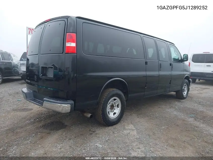 2018 CHEVROLET EXPRESS VIN 1GAZGPFG5J1289252 — фото 4