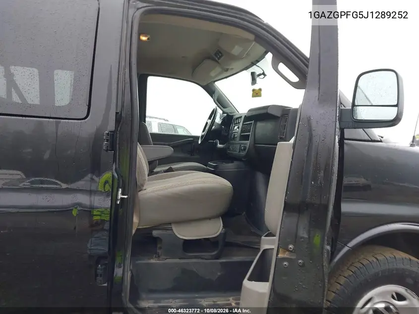 2018 CHEVROLET EXPRESS VIN 1GAZGPFG5J1289252 — фото 5