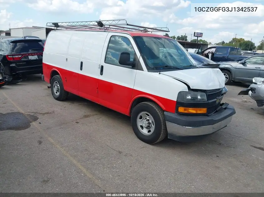 CHEVROLET EXPRESS 2018, VIN 1GCZGGFG3J1342537