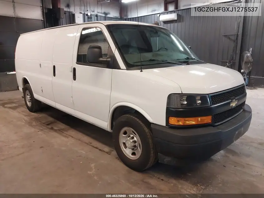 CHEVROLET EXPRESS 2018, VIN 1GCZGHFGXJ1275537