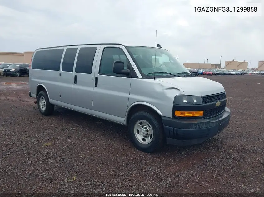 CHEVROLET EXPRESS 2018, VIN 1GAZGNFG8J1299858