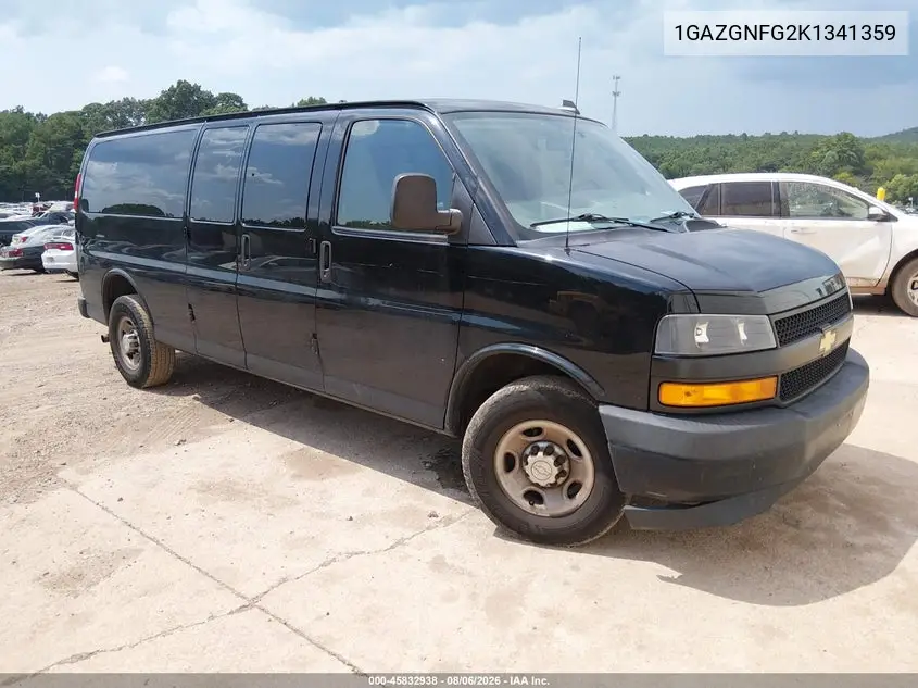 CHEVROLET EXPRESS 2019, VIN 1GAZGNFG2K1341359