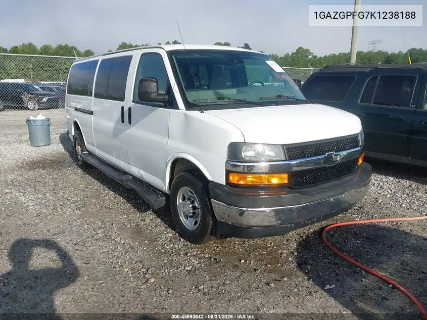 CHEVROLET EXPRESS 2019, VIN 1GAZGPFG7K1238188