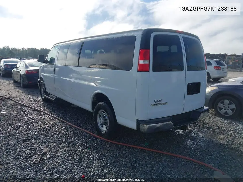 2019 CHEVROLET EXPRESS VIN 1GAZGPFG7K1238188 — фото 3