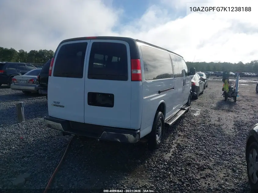 2019 CHEVROLET EXPRESS VIN 1GAZGPFG7K1238188 — фото 4