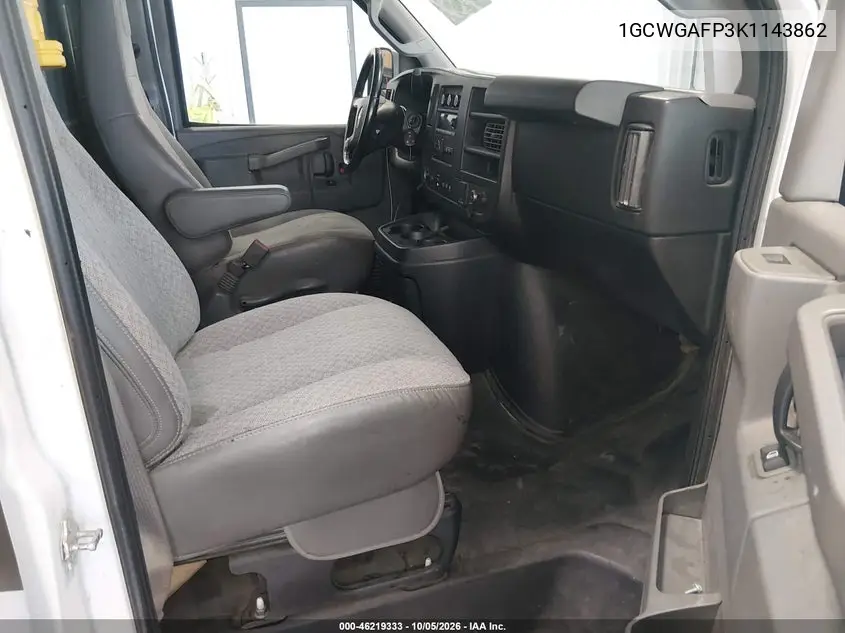 2019 CHEVROLET EXPRESS VIN 1GCWGAFP3K1143862 — фото 5
