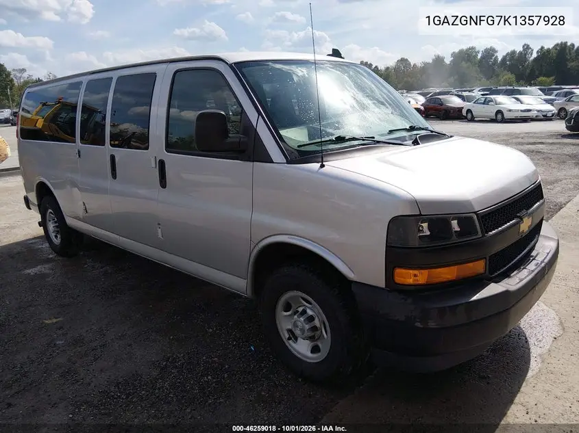 CHEVROLET EXPRESS 2019, VIN 1GAZGNFG7K1357928
