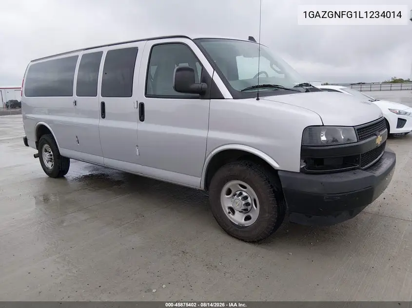 CHEVROLET EXPRESS 2020, VIN 1GAZGNFG1L1234014