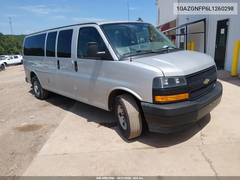 CHEVROLET EXPRESS 2020, VIN 1GAZGNFP6L1260298