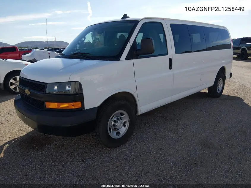 2020 CHEVROLET EXPRESS VIN 1GAZGNFP2L1258449 — фото 2
