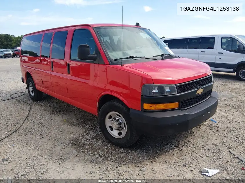 CHEVROLET EXPRESS 2020, VIN 1GAZGNFG4L1253138