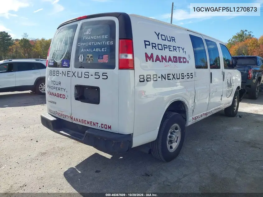 2020 CHEVROLET EXPRESS VIN 1GCWGAFP5L1270873 — фото 4