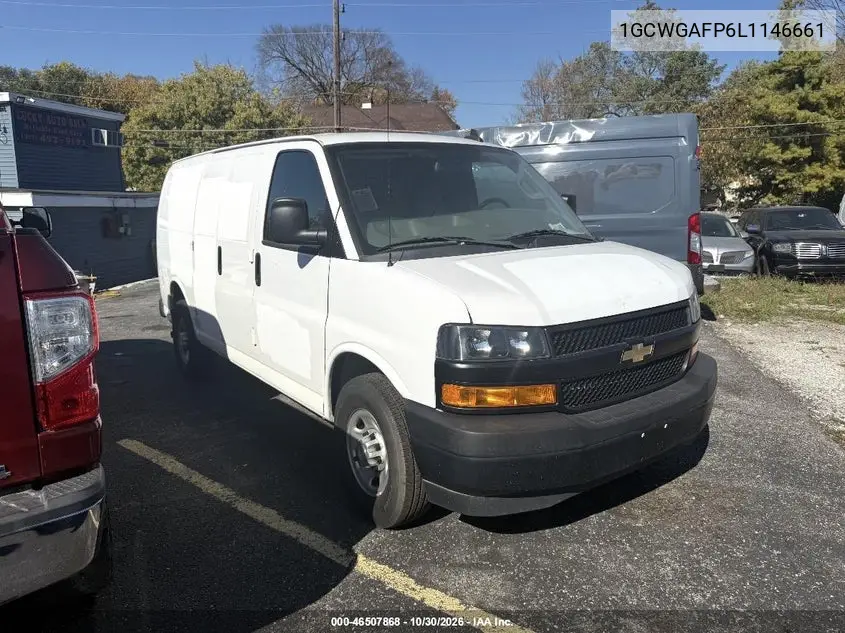 CHEVROLET EXPRESS 2020, VIN 1GCWGAFP6L1146661