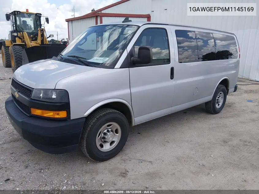 2021 CHEVROLET EXPRESS VIN 1GAWGEFP6M1145169 — фото 2