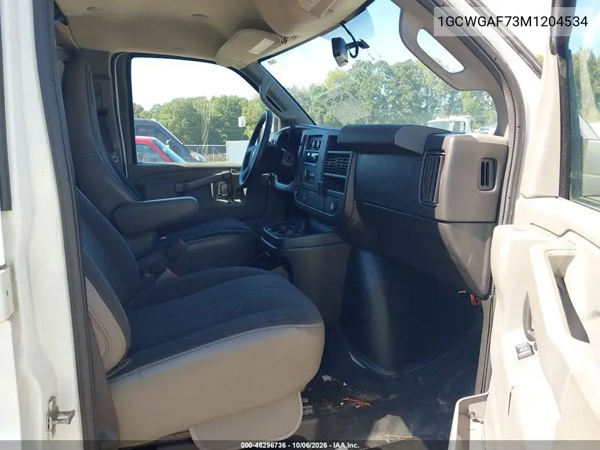2021 CHEVROLET EXPRESS VIN 1GCWGAF73M1204534 — фото 5