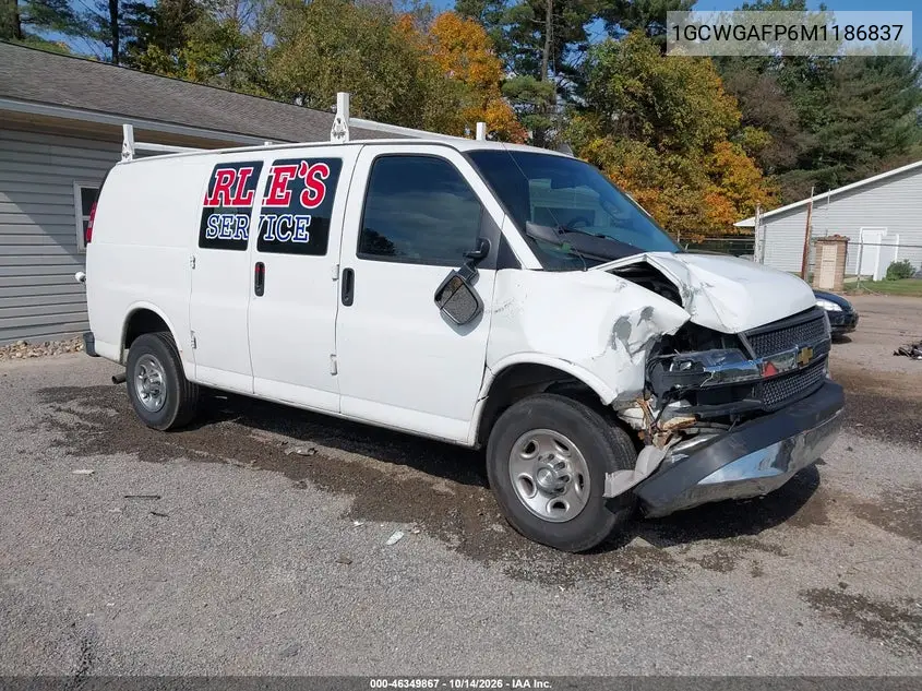 CHEVROLET EXPRESS 2021, VIN 1GCWGAFP6M1186837
