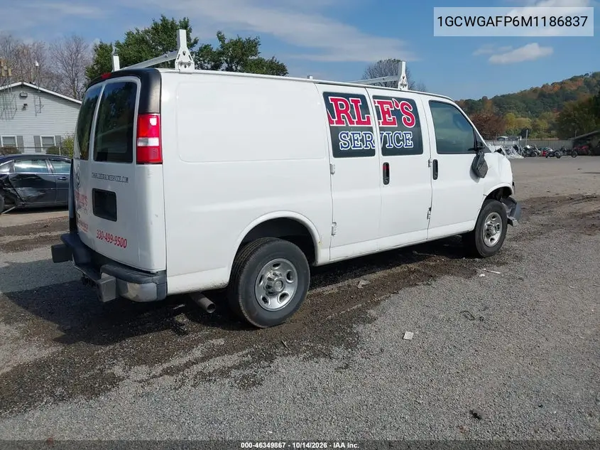 2021 CHEVROLET EXPRESS VIN 1GCWGAFP6M1186837 — фото 4