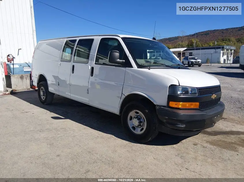 CHEVROLET EXPRESS 2022, VIN 1GCZGHFPXN1277505