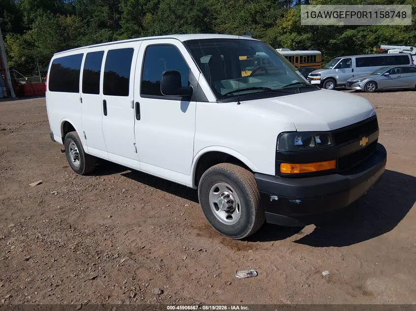 CHEVROLET EXPRESS 2024, VIN 1GAWGEFP0R1158748