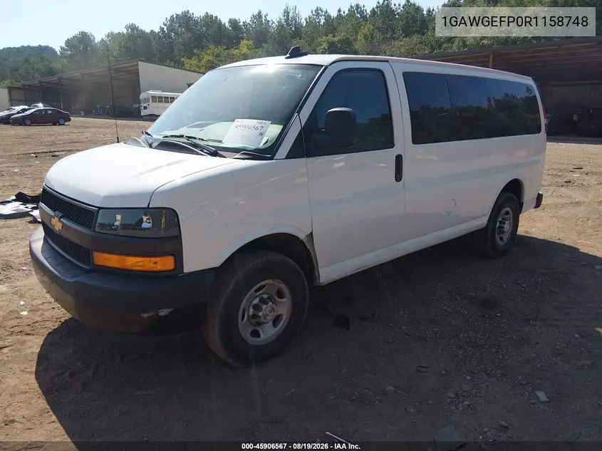 2024 CHEVROLET EXPRESS VIN 1GAWGEFP0R1158748 — фото 2