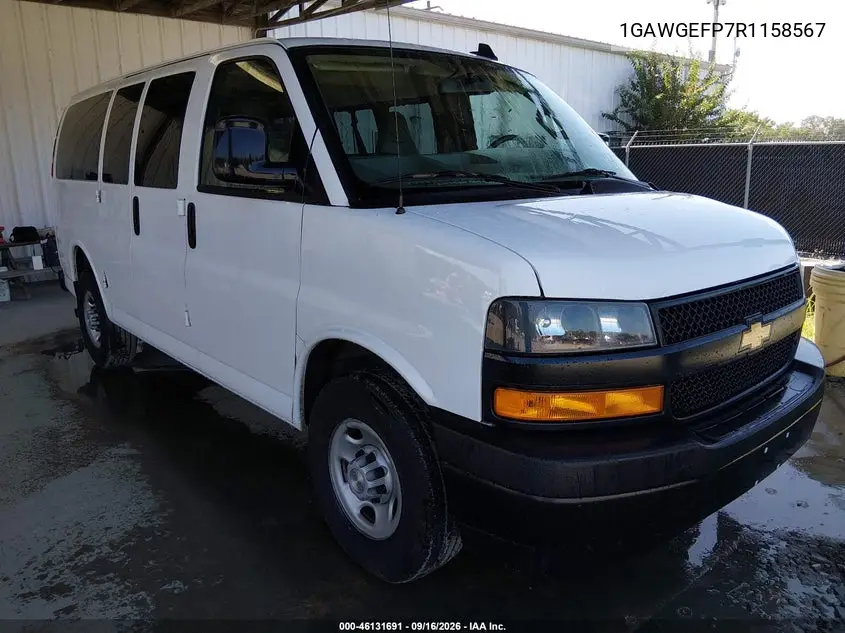 CHEVROLET EXPRESS 2024, VIN 1GAWGEFP7R1158567