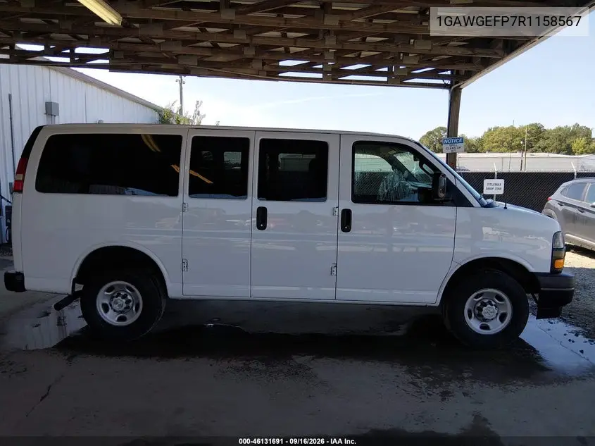 2024 CHEVROLET EXPRESS VIN 1GAWGEFP7R1158567 — фото 13