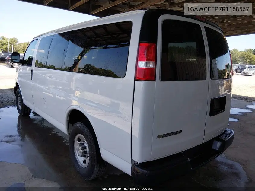 2024 CHEVROLET EXPRESS VIN 1GAWGEFP7R1158567 — фото 3