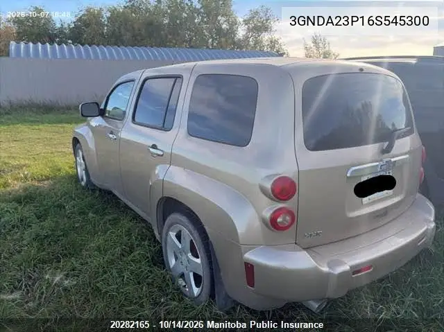 2006 CHEVROLET HHR VIN 3GNDA23P16S545300 — фото 4