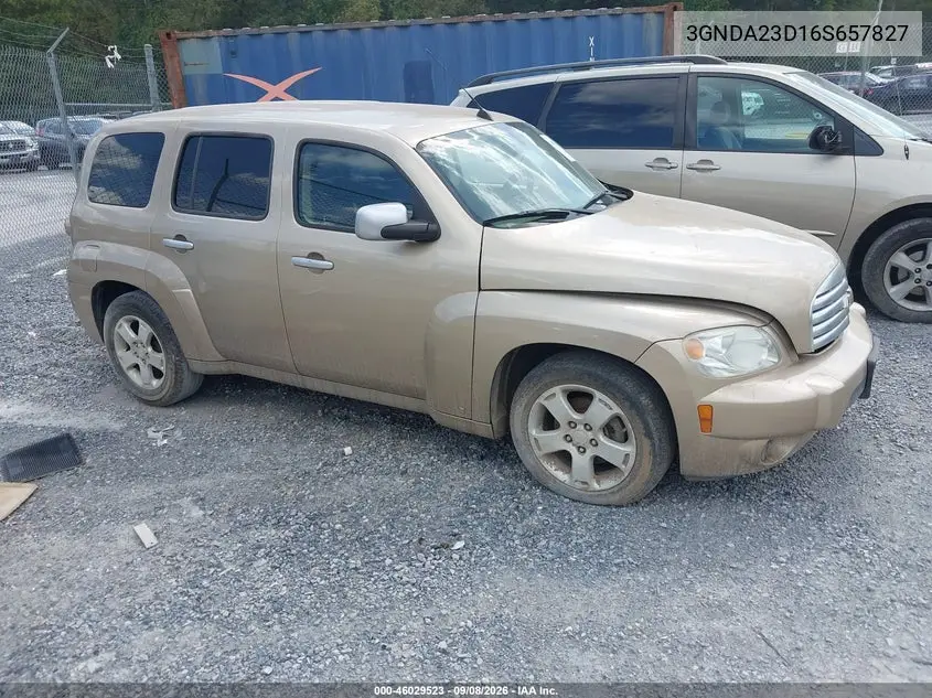 CHEVROLET HHR 2006, VIN 3GNDA23D16S657827