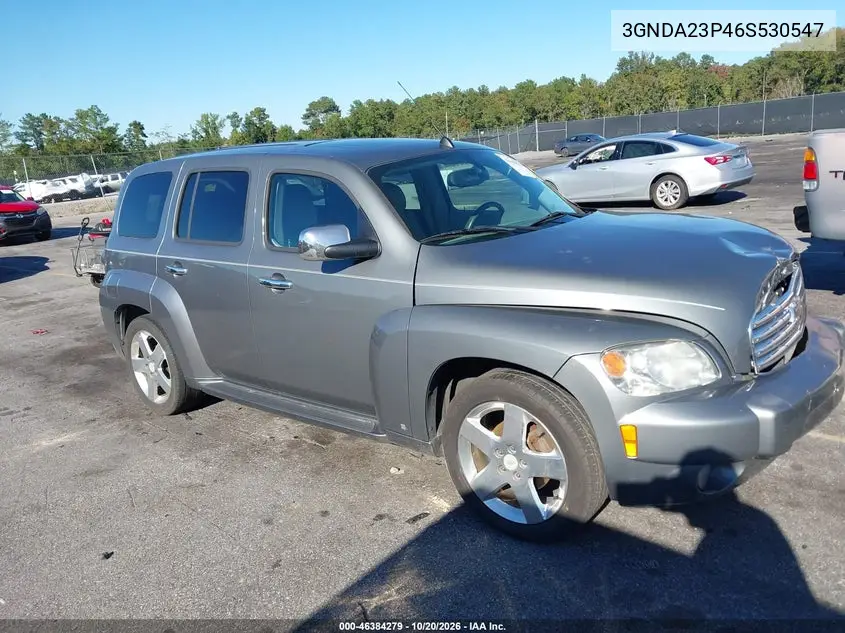 CHEVROLET HHR 2006, VIN 3GNDA23P46S530547