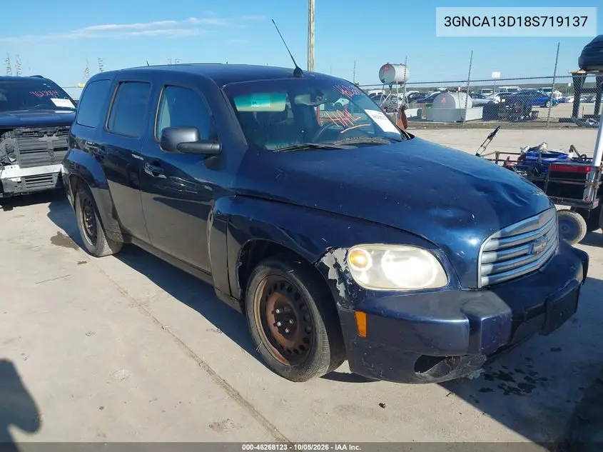 CHEVROLET HHR 2008, VIN 3GNCA13D18S719137