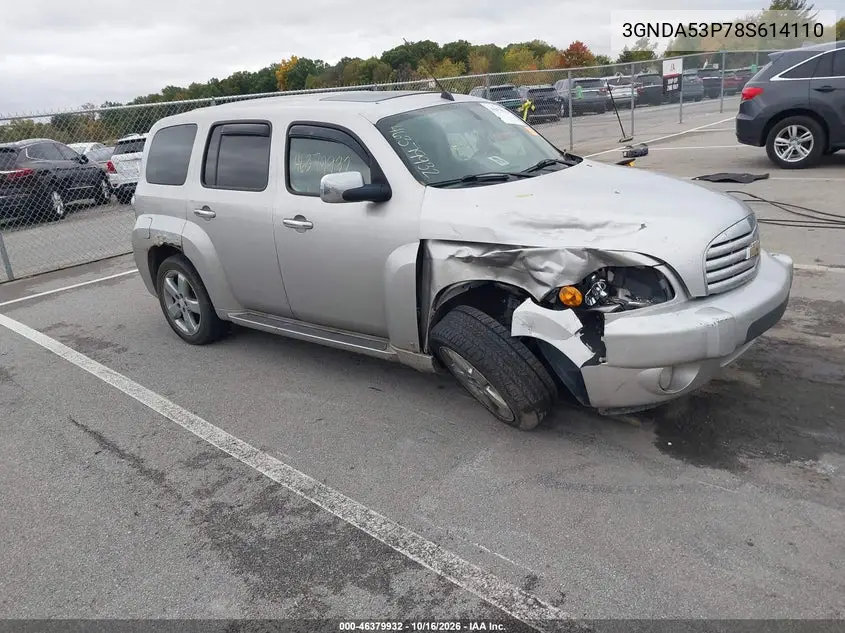 CHEVROLET HHR 2008, VIN 3GNDA53P78S614110