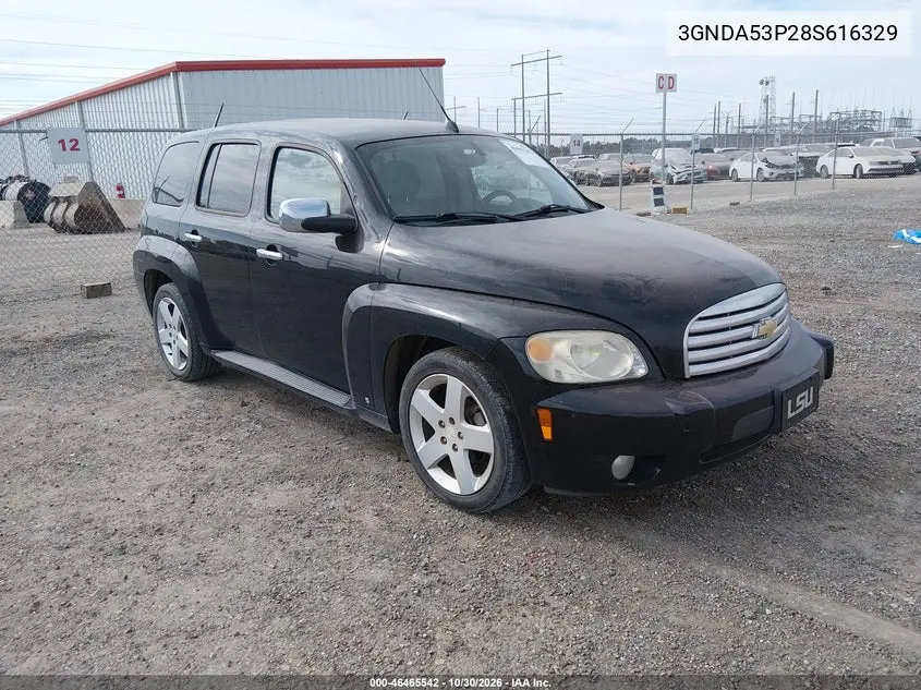 CHEVROLET HHR 2008, VIN 3GNDA53P28S616329