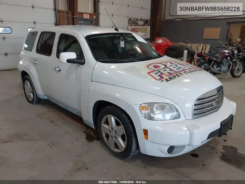 CHEVROLET HHR 2011, VIN 3GNBABFW8BS658228