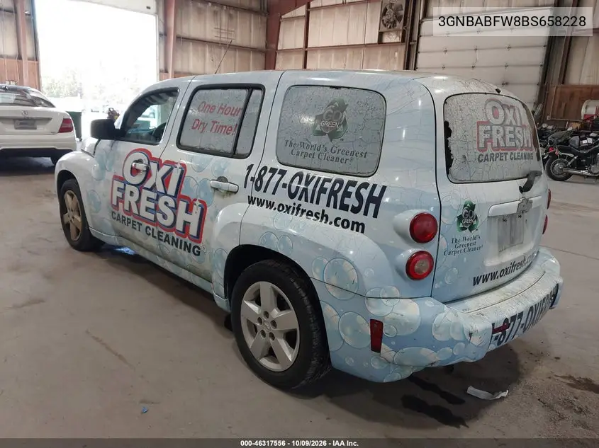 2011 CHEVROLET HHR VIN 3GNBABFW8BS658228 — фото 3