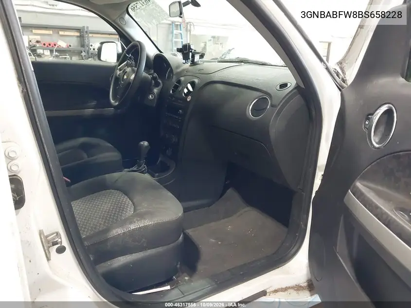 2011 CHEVROLET HHR VIN 3GNBABFW8BS658228 — фото 5