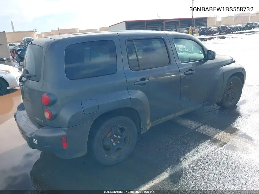 2011 CHEVROLET HHR VIN 3GNBABFW1BS558732 — фото 4