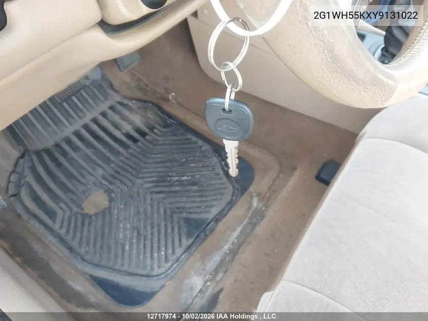 2000 CHEVROLET IMPALA VIN 2G1WH55KXY9131022 — фото 11