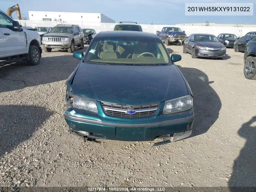 2000 CHEVROLET IMPALA VIN 2G1WH55KXY9131022 — фото 12