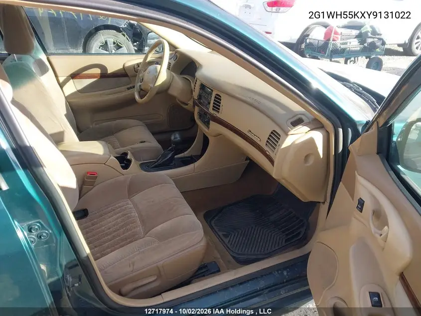 2000 CHEVROLET IMPALA VIN 2G1WH55KXY9131022 — фото 5