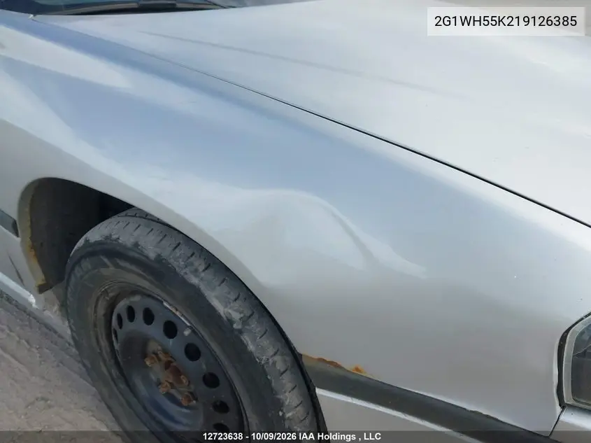 2001 CHEVROLET IMPALA VIN 2G1WH55K219126385 — фото 12