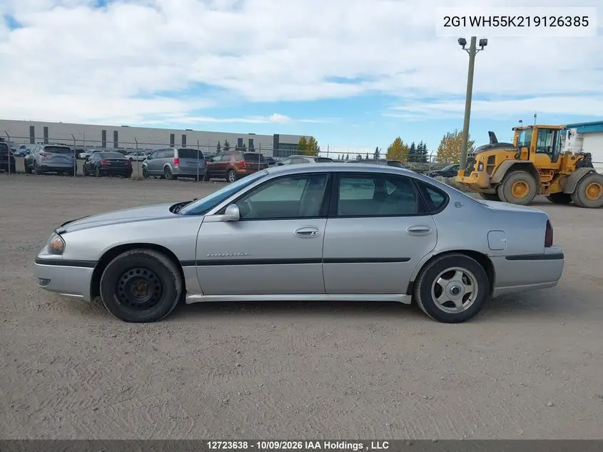 2001 CHEVROLET IMPALA VIN 2G1WH55K219126385 — фото 15