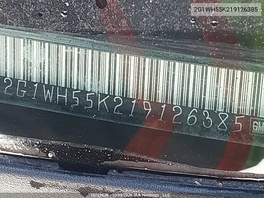 2001 CHEVROLET IMPALA VIN 2G1WH55K219126385 — фото 19