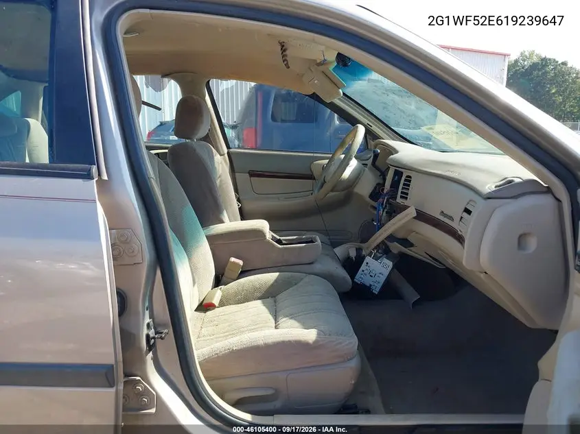 2001 CHEVROLET IMPALA VIN 2G1WF52E619239647 — фото 5
