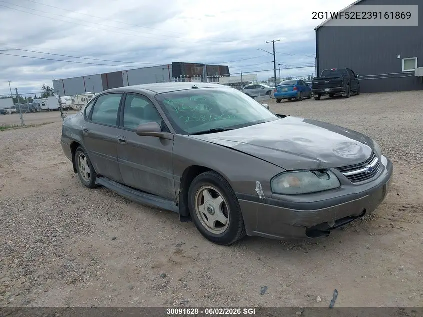 CHEVROLET IMPALA 2003, VIN 2G1WF52E239161869